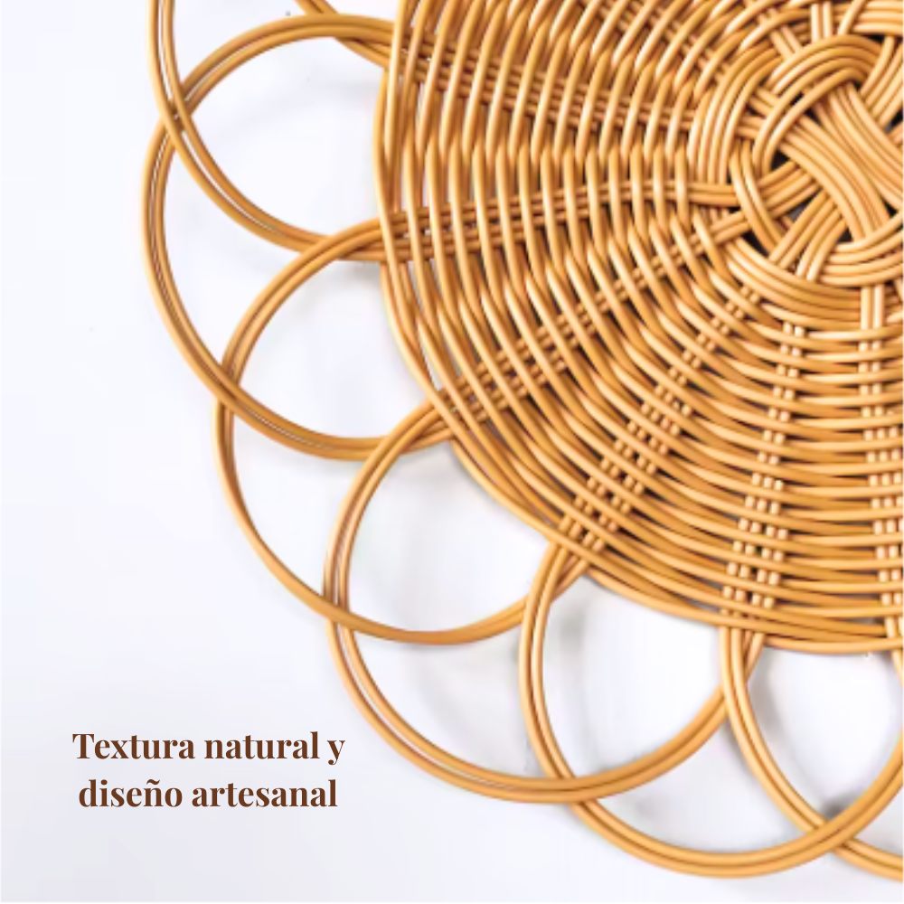 Decoración de pared estilo boho | Detalle natural y acogedor para tu hogar