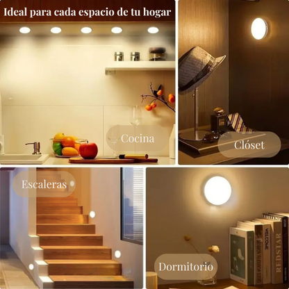 Luz nocturna con sensor de movimiento – Iluminación suave y automática