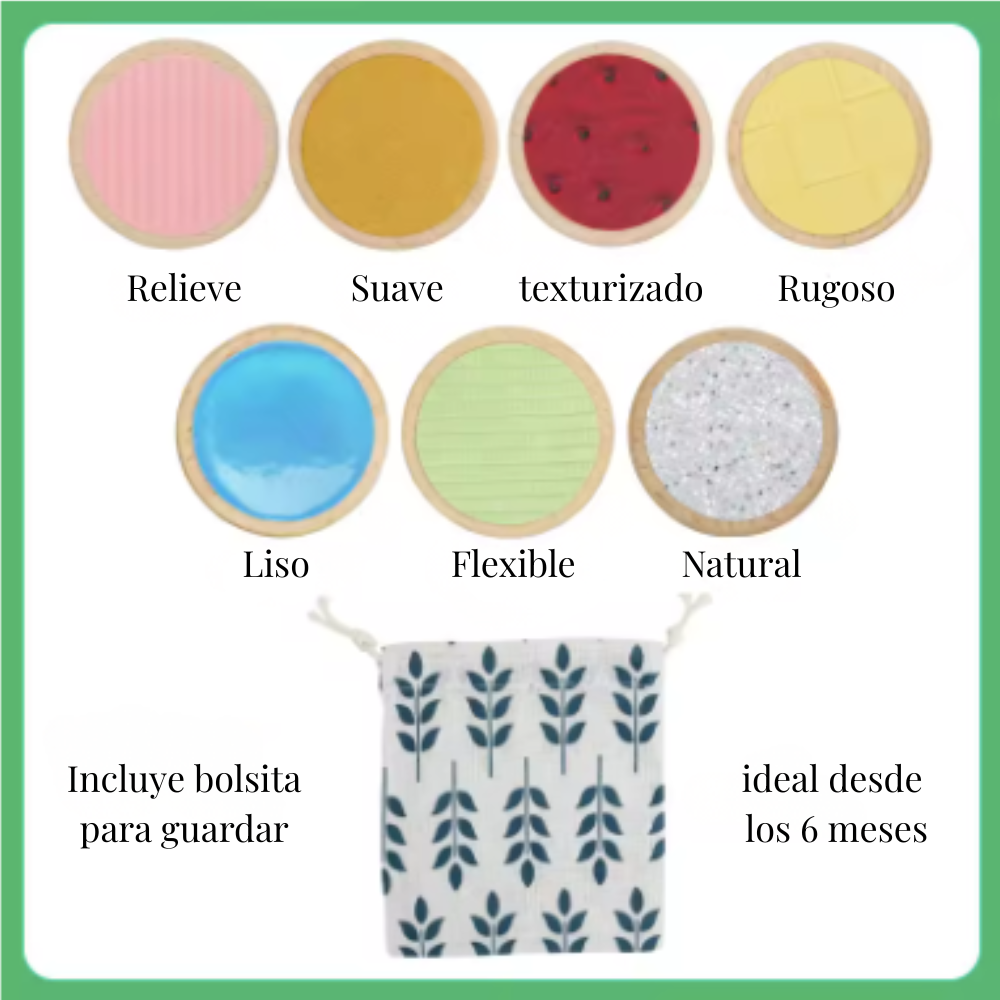 Kit sensorial de texturas – Exploración temprana