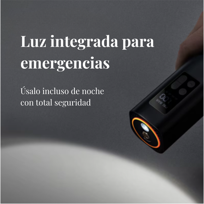 Compresor portátil inalámbrico para auto | Inflador rápido y seguro para viajes