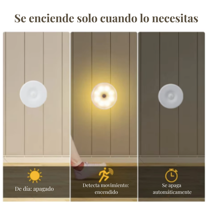 Luz nocturna con sensor de movimiento – Iluminación suave y automática