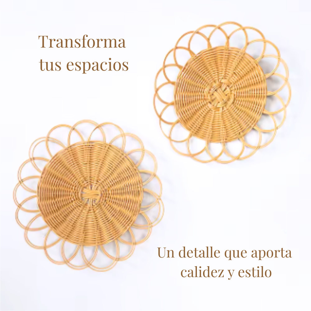 Decoración de pared estilo boho | Detalle natural y acogedor para tu hogar