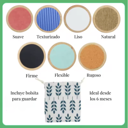 Kit sensorial de texturas – Exploración temprana