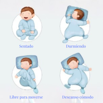 Saco de Dormir Bebé con Piernas y Mangas Extraíbles | Libertad de Movimiento 0–3 años