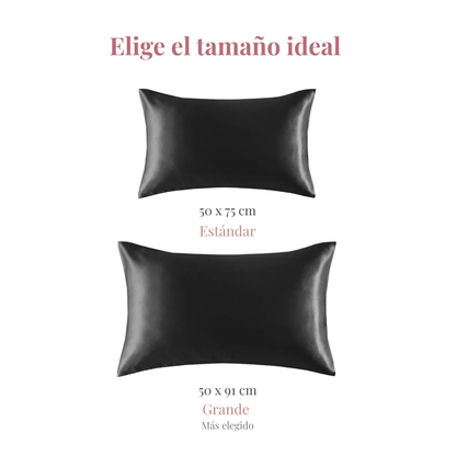Pack de 2 Fundas de Satín para Almohada | Cabello sin frizz & cuidado de la piel